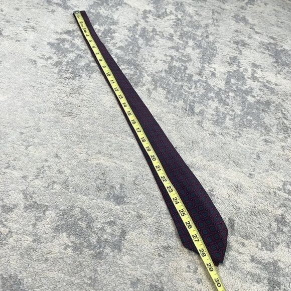 Ungaro Paris Handmade in Spain Silk Neck Tie Business Formal Party Geometric - Picture 10 of 10